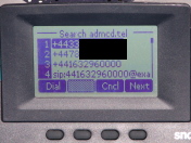 Picture of the results screen for a .tel search